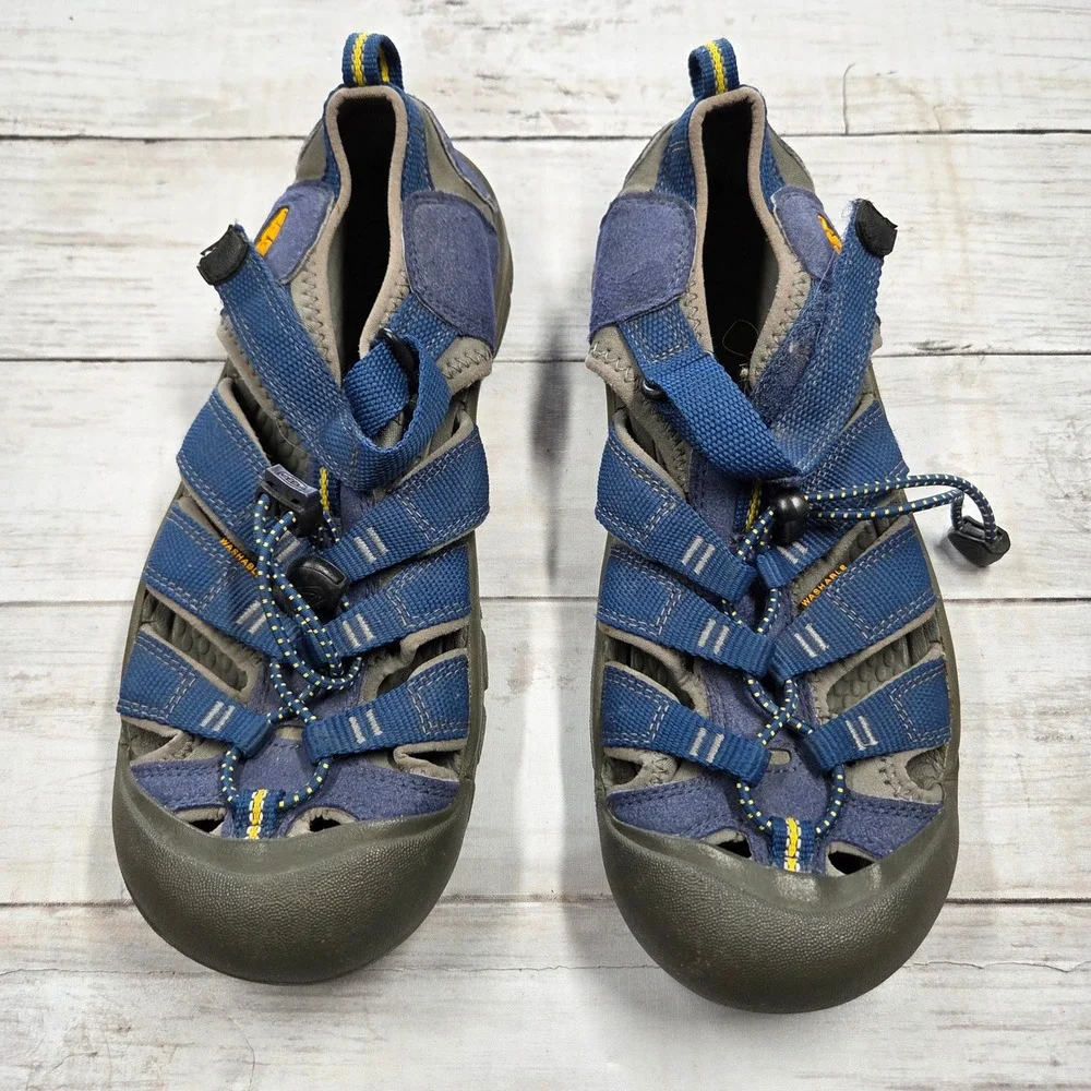 Keen Newport H2 Sport Sandals Hybrid Blue Grey Youth 6 Boys 1009962